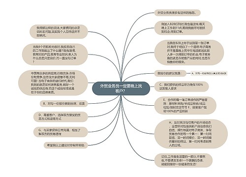 外贸业务员一定要晚上找客户？