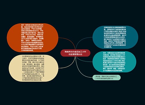 海南将出台食品加工小作坊监督管理办法