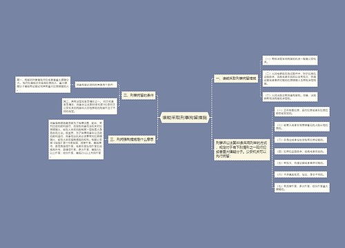 谁能采取刑事拘留措施