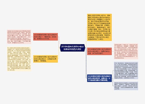 2018年国考无领导小组讨论面试中的四大误区