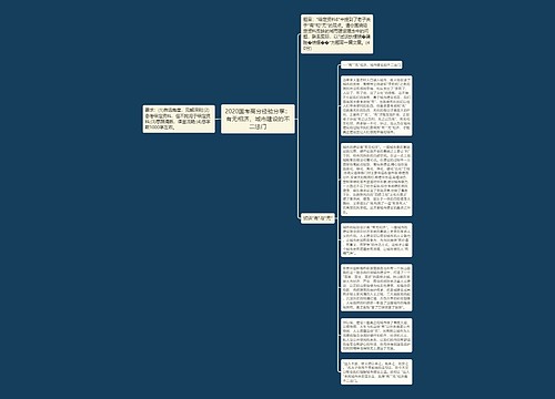 2020国考高分经验分享：有无相济，城市建设的不二法门