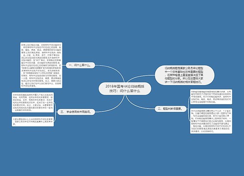 2018年国考申论归纳概括技巧：问什么答什么