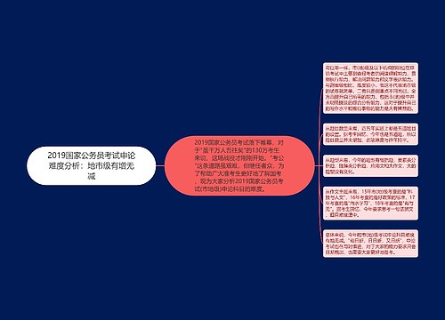 2019国家公务员考试申论难度分析：地市级有增无减