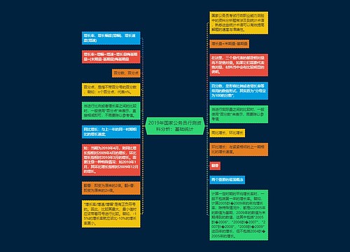 2019年国家公务员行测资料分析：基础统计