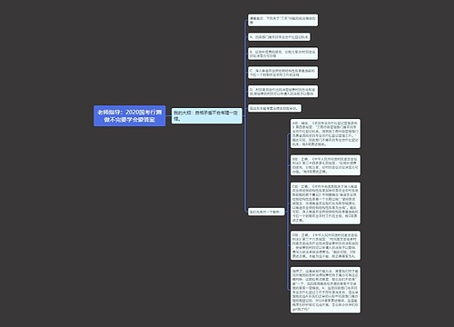 老师指导：2020国考行测做不完要学会蒙答案