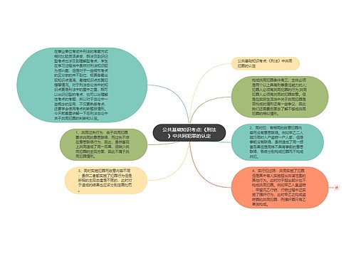 公共基础知识考点:《刑法》中共同犯罪的认定