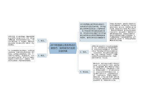 2019年国家公务员考试行测技巧：如何成为行走的汉语字典