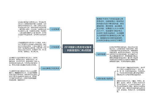 2018国家公务员考试备考：判断推理热门考点预测