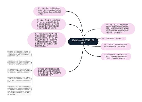 胆小的一句话丢了四十万单子