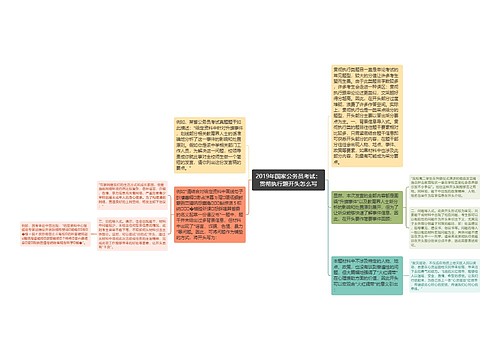 2019年国家公务员考试：贯彻执行题开头怎么写