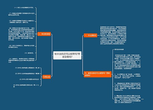 被非法拆迁可以报警吗?警察会管吗?