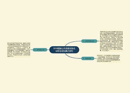 2018国家公务员面试综合分析论证饱满之技巧