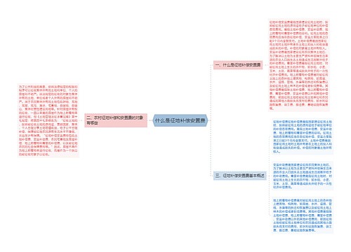 什么是征地补偿安置费