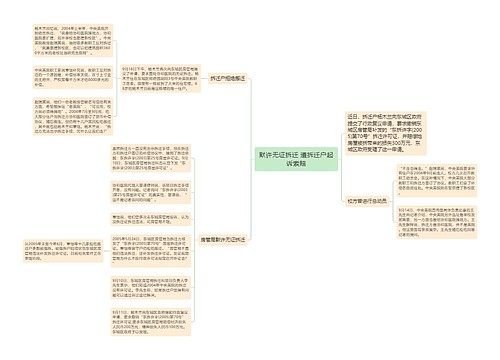 默许无证拆迁 遭拆迁户起诉索赔