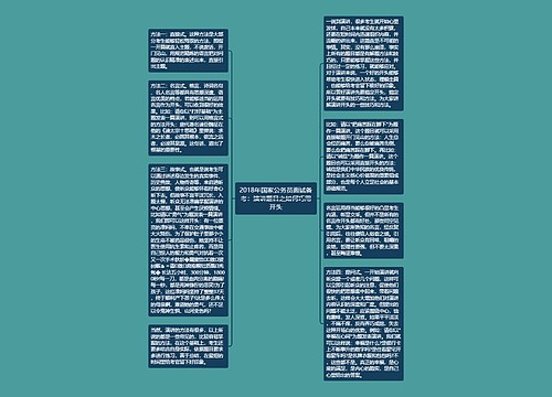 2018年国家公务员面试备考：演讲题目之如何巧用开头