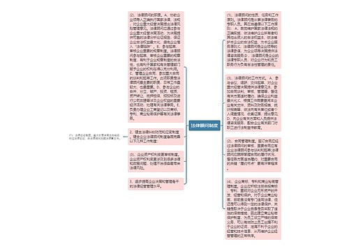 法律顾问制度