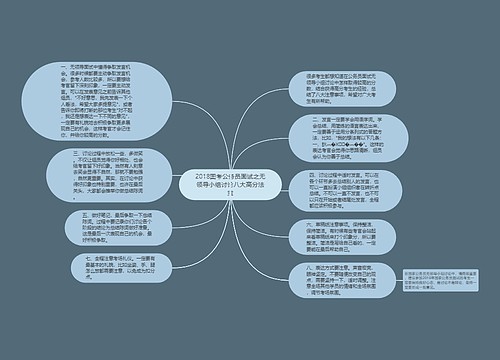 2018国考公务员面试之无领导小组讨论八大高分法宝