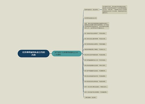 北京律师诚信执业公约的内容