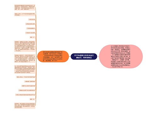 2019年国家公务员考试行测技巧：列举排除法