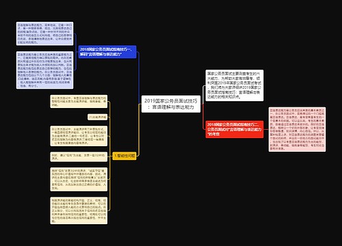 2019国家公务员面试技巧：言语理解与表达能力