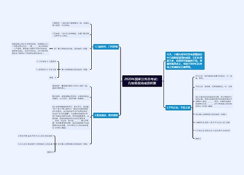 2020年国家公务员考试：几组易混淆成语积累