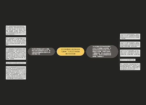 2019年国家公务员考试申论备考：大作文下手前请睁大你的双眼