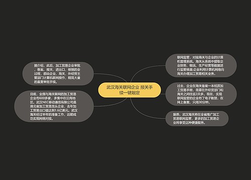 武汉海关联网企业 报关手续一键敲定