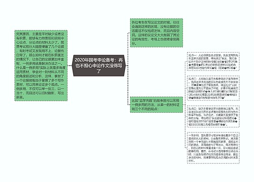 2020年国考申论备考：再也不担心申论作文没得写了