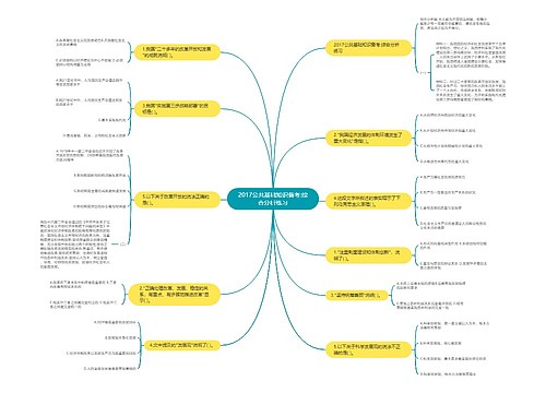 2017公共基础知识备考:综合分析练习