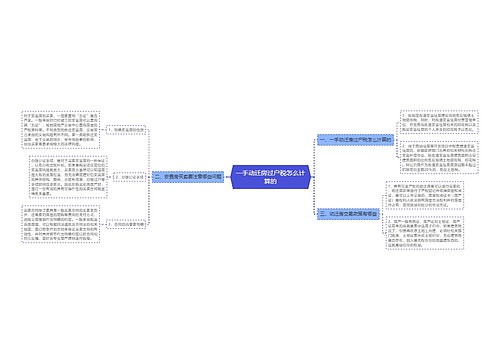 一手动迁房过户税怎么计算的