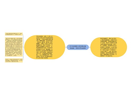 2018年国家公务员面试备考指南：用政府思维答题