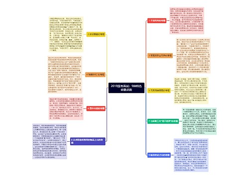 2019国考面试：9种特色命题点拨