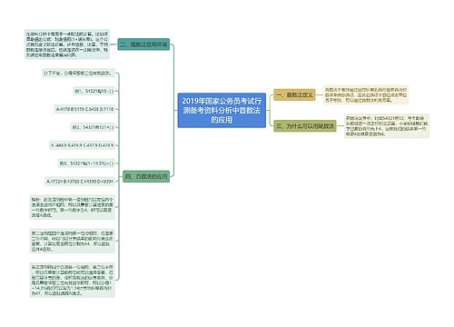 2019年国家公务员考试行测备考资料分析中首数法的应用