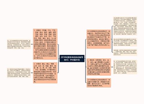 2018年国考申论综合指导技巧：学会基本功