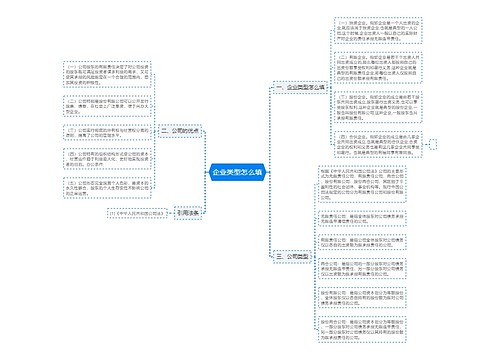 企业类型怎么填