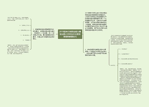 2019国考行政职业能力测验试题之相容选言命题推理规则解题技巧