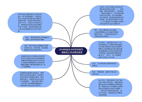 2018年国考申论写作指导：避免加工要点常见误区