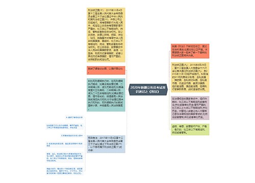 2020年新疆公务员考试常识速记之《刑法》