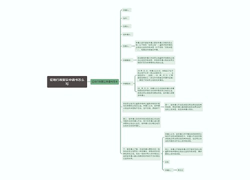 征地行政复议申请书怎么写