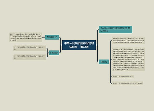 中华人民共和国药品管理法释义：第72条