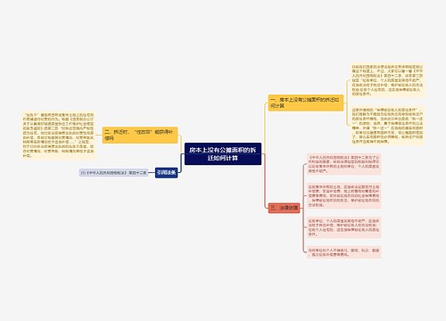 房本上没有公摊面积的拆迁如何计算