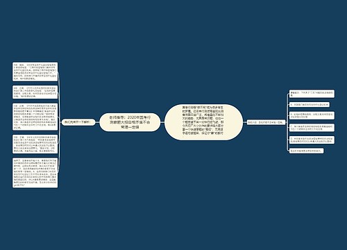 老师指导：2020年国考行测蒙题大招自相矛盾不合常理一定错