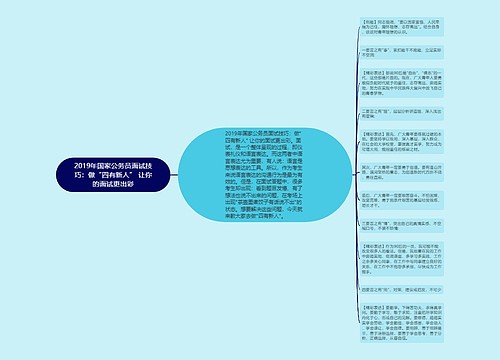 2019年国家公务员面试技巧：做“四有新人” 让你的面试更出彩