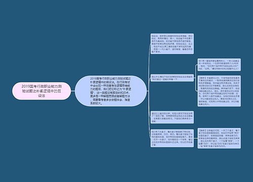 2019国考行政职业能力测验试题之朴素逻辑中的假设法