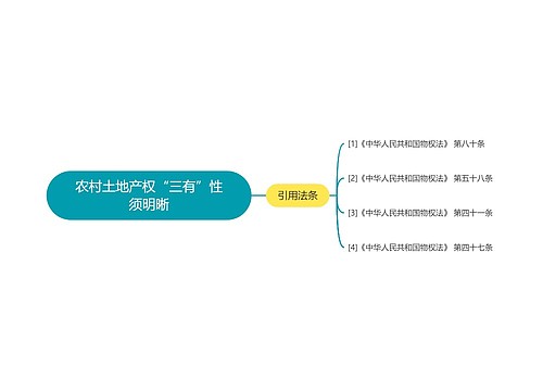 农村土地产权“三有”性须明晰