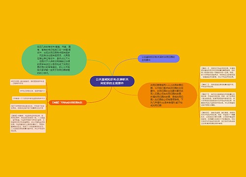 公共基础知识考点:辨析共同犯罪的主观要件