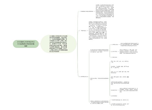 2020国家公务员考试申论中归纳概括如何做到条理清晰