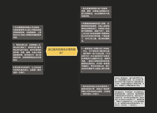 进口报关的具体步骤有哪些？