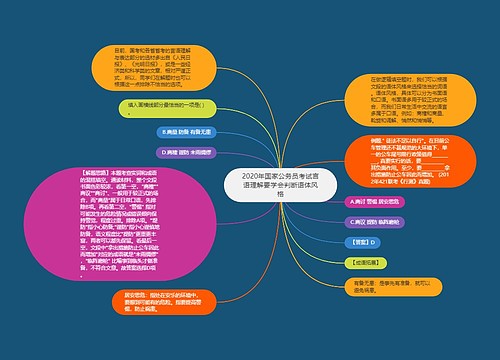 2020年国家公务员考试言语理解要学会判断语体风格