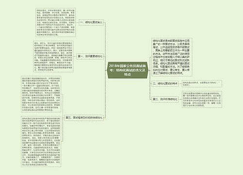 2018年国家公务员面试备考：结构化面试的含义及特点